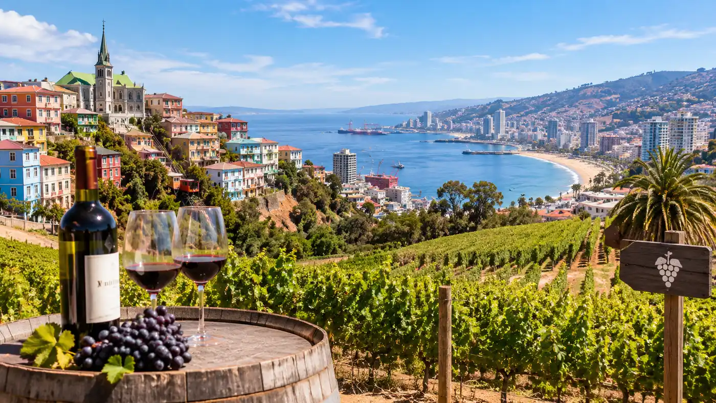 Valparaíso and Viña del Mar Tour with Casablanca Wine Tasting
